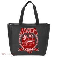 Racing Is In My Blood Tote Bag thumb 0