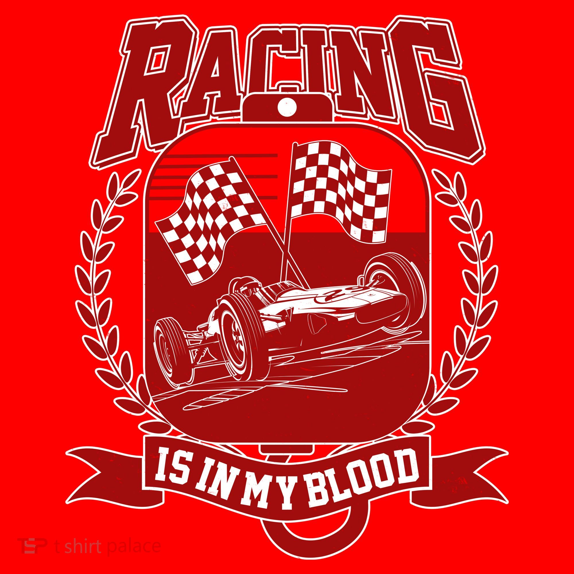 Racing Is In My Blood Santa Hat