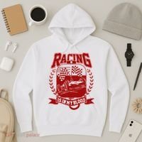 Racing Is In My Blood Hoodie thumb 3