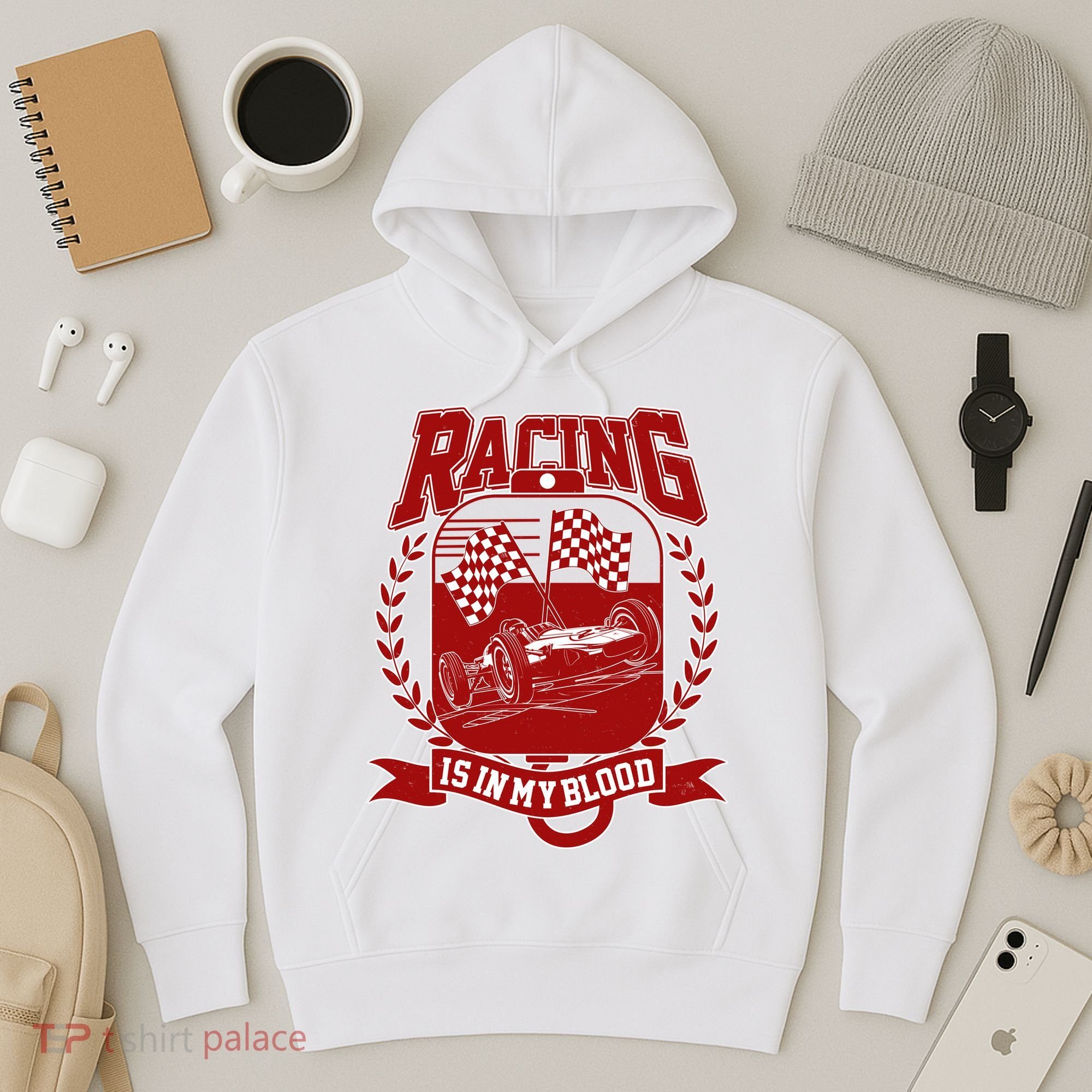 Racing Is In My Blood Hoodie
