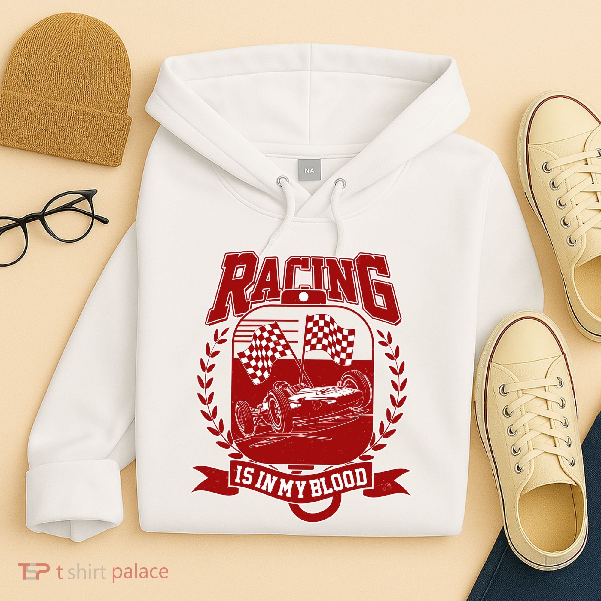 Racing Is In My Blood Hoodie