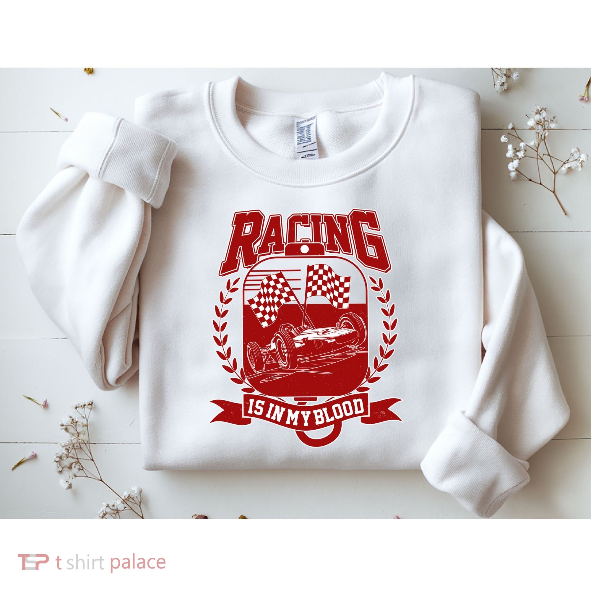 Racing Is In My Blood Sweatshirt