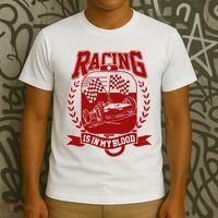 Racing Is In My Blood T-Shirt thumb 3
