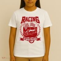Racing Is In My Blood T-Shirt thumb 4
