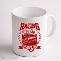 Racing Is In My Blood Coffee Mug thumb 1