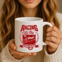 Racing Is In My Blood Coffee Mug thumb 3