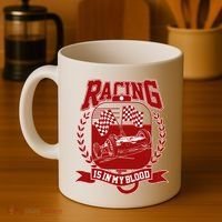 Racing Is In My Blood Coffee Mug thumb 4