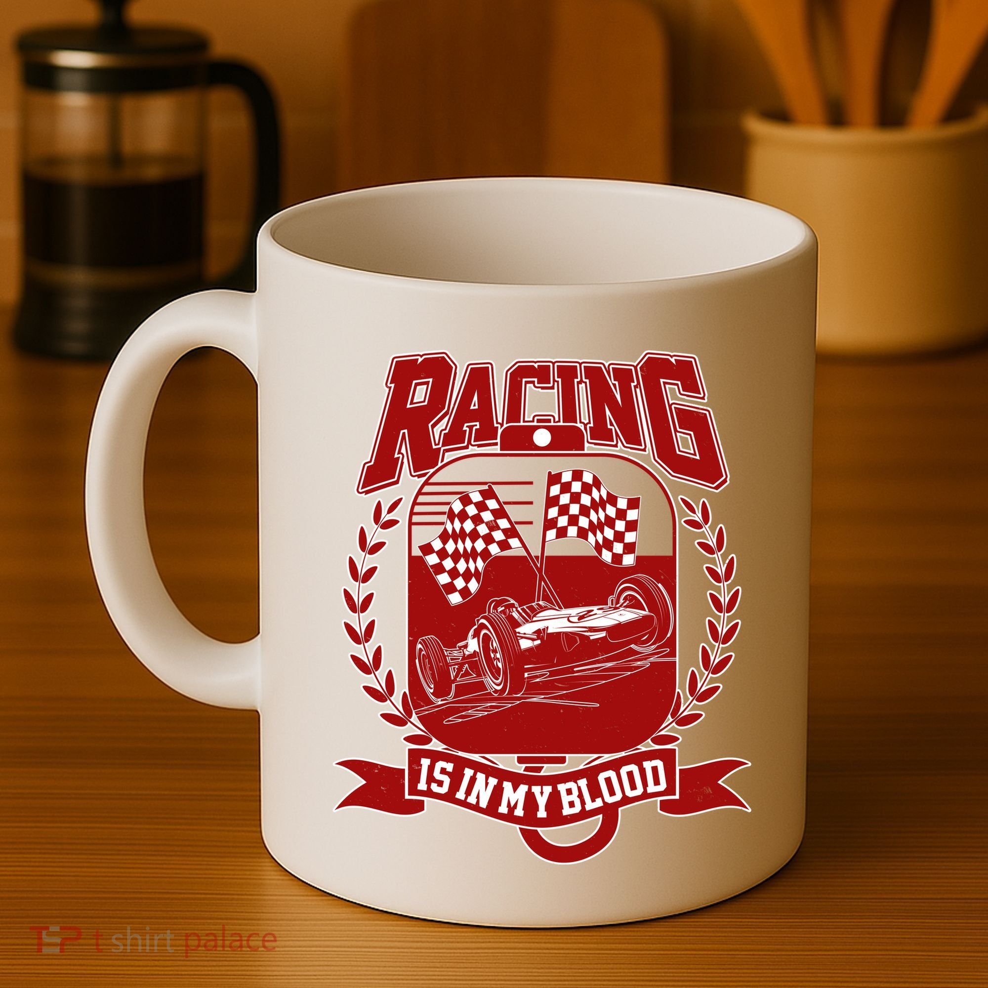 Racing Is In My Blood Coffee Mug