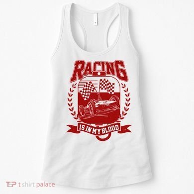 Racing Is In My Blood Women's Tank Top