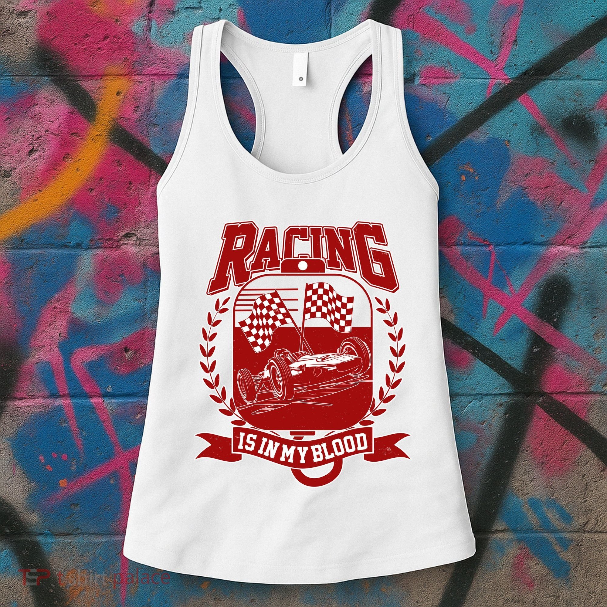 Racing Is In My Blood Women's Tank Top