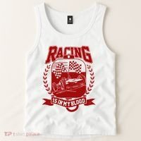 Racing Is In My Blood Tank Top thumb 2