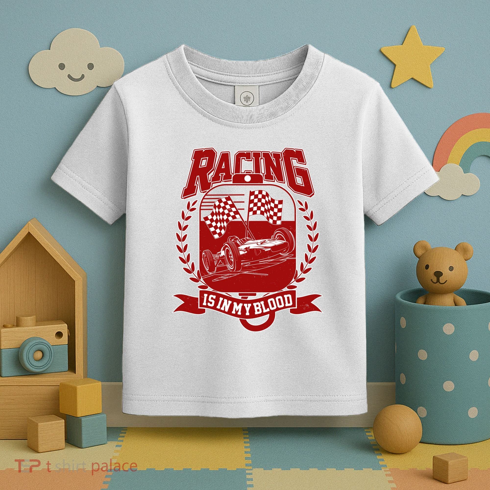 Racing Is In My Blood Toddler T-Shirt