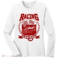 Racing Is In My Blood Women's Long Sleeve Shirt thumb 0