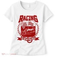 Racing Is In My Blood Women's T-Shirt thumb 0