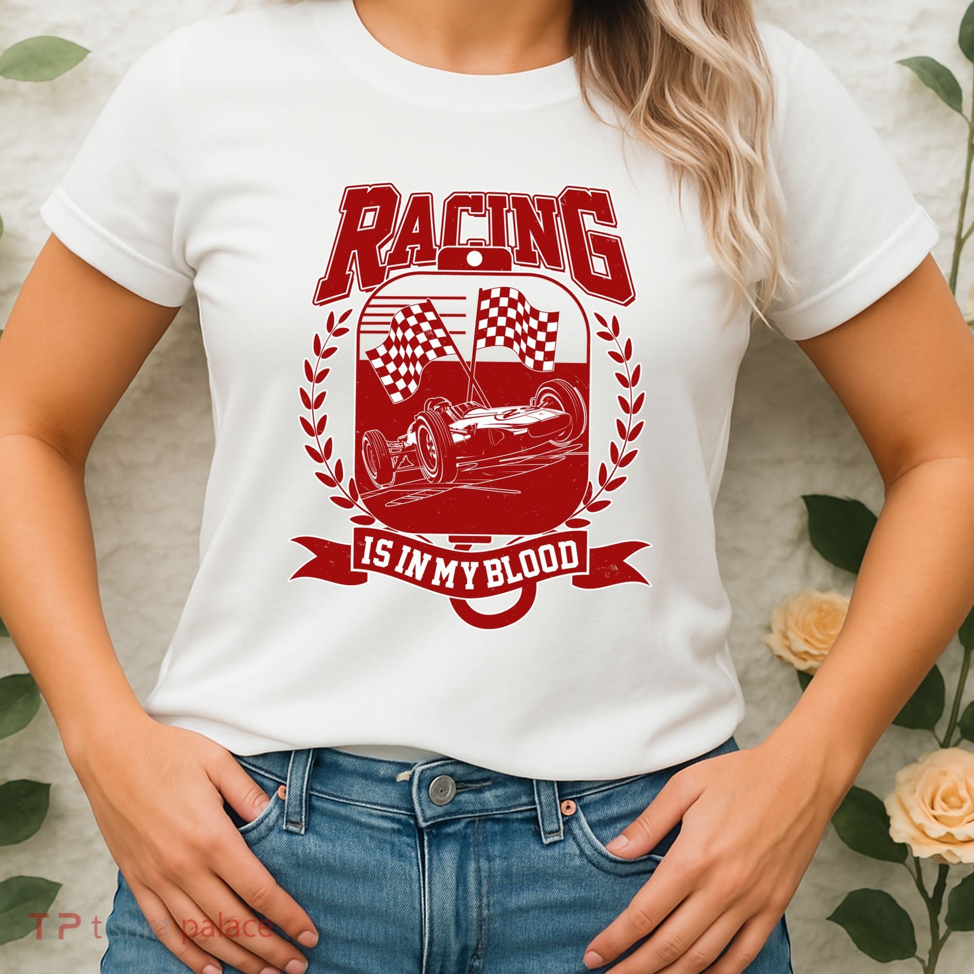 Racing Is In My Blood Women's T-Shirt