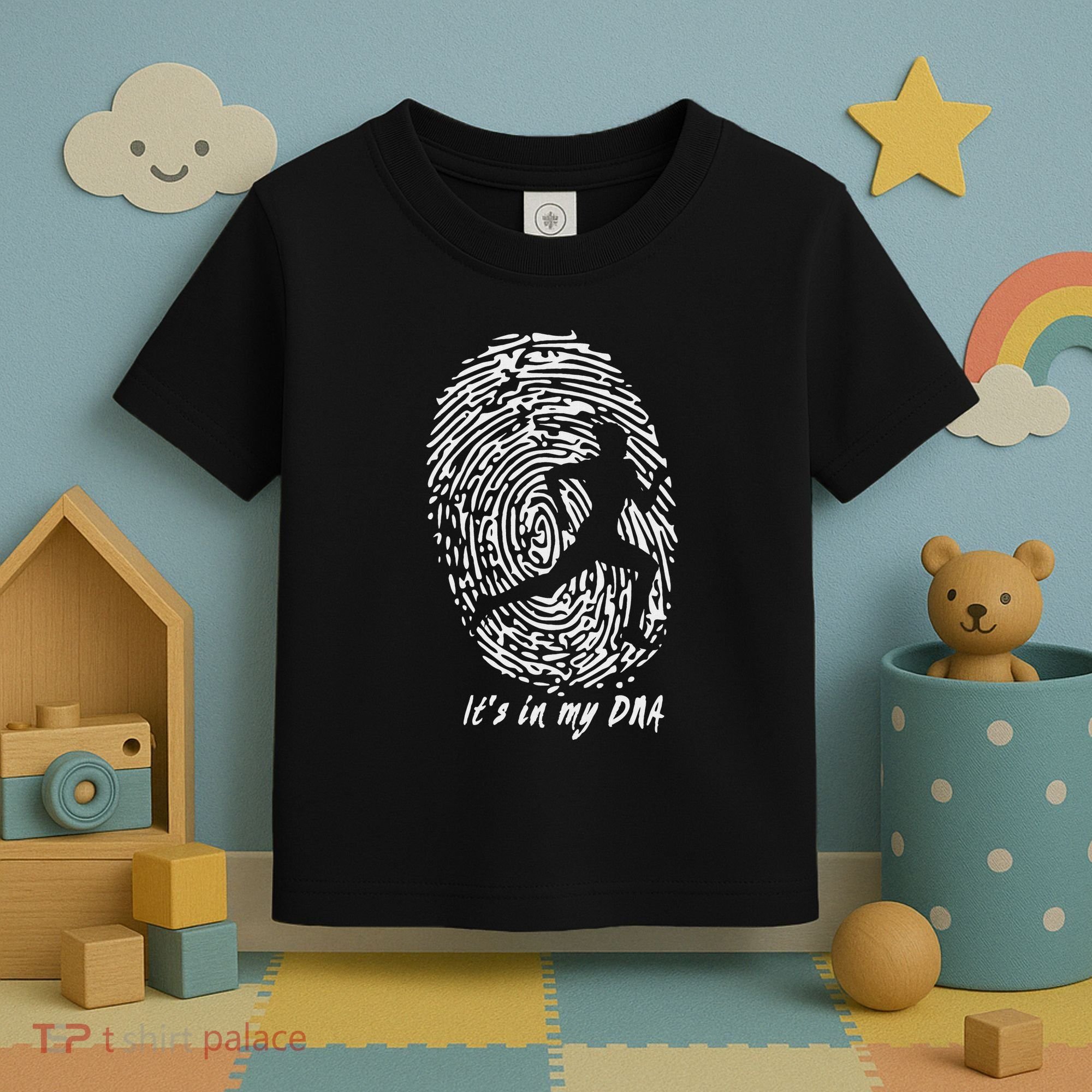Running ItS In My Dna Toddler T-Shirt