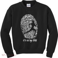 Running ItS In My Dna Kids Sweatshirt thumb 0