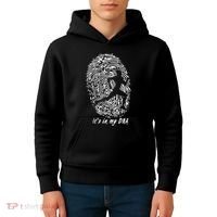 Running ItS In My Dna Kids Hoodie thumb 4