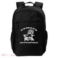 Raccoon It Is What It Is And It Is Not Great Backpack thumb 0