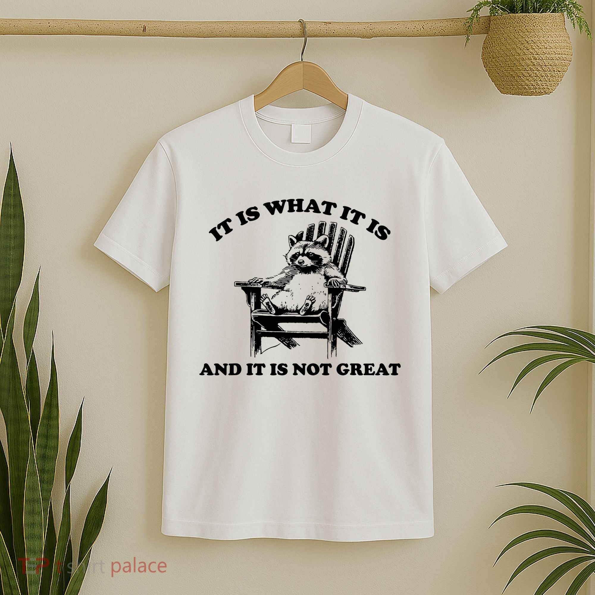 Raccoon It Is What It Is And It Is Not Great T-Shirt