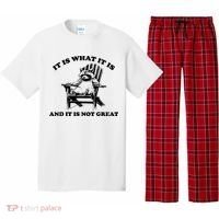 Raccoon It Is What It Is And It Is Not Great Pajama Set thumb 0