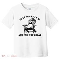 Raccoon It Is What It Is And It Is Not Great Toddler T-Shirt thumb 0
