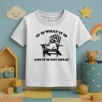 Raccoon It Is What It Is And It Is Not Great Toddler T-Shirt thumb 3