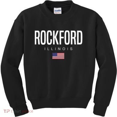 Rockford Illinois Il Kids Sweatshirt