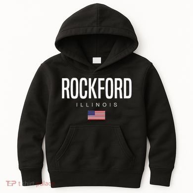 Rockford Illinois Il Kids Hoodie