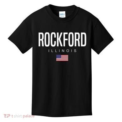 Rockford Illinois Il Kids T-Shirt