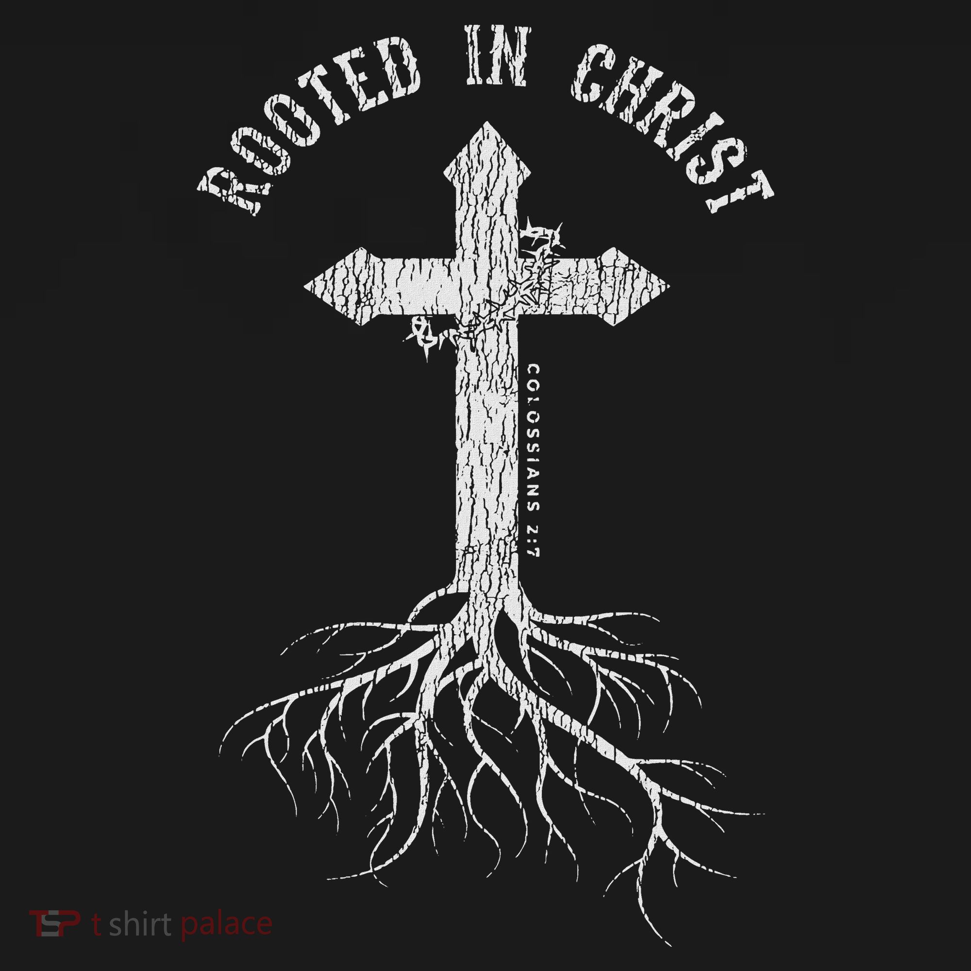 Rooted In Jesus Christ Cross Christian Women's Hoodie