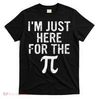 Retro I'm Just Here For The Pi Math Pie Geek Pi Day T-Shirt thumb 0