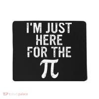Retro I'm Just Here For The Pi Math Pie Geek Pi Day Mousepad thumb 0