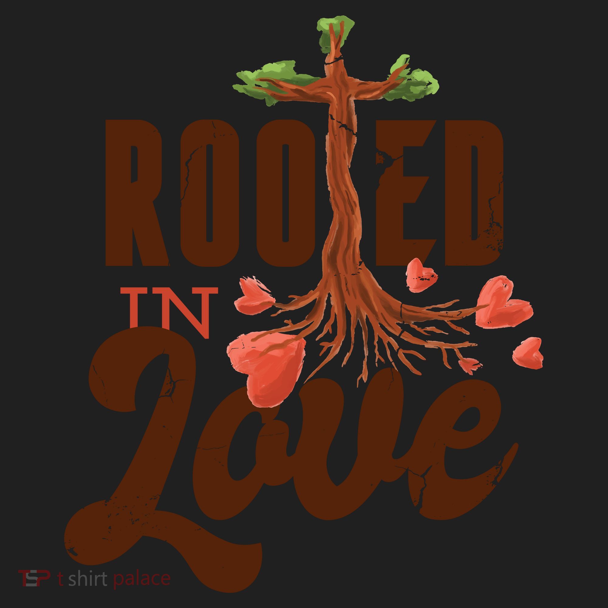 Rooted In Love Jesus Cross Women's Sweatshirt