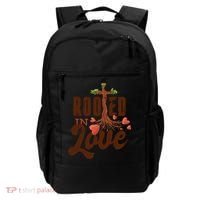Rooted In Love Jesus Cross Backpack thumb 0
