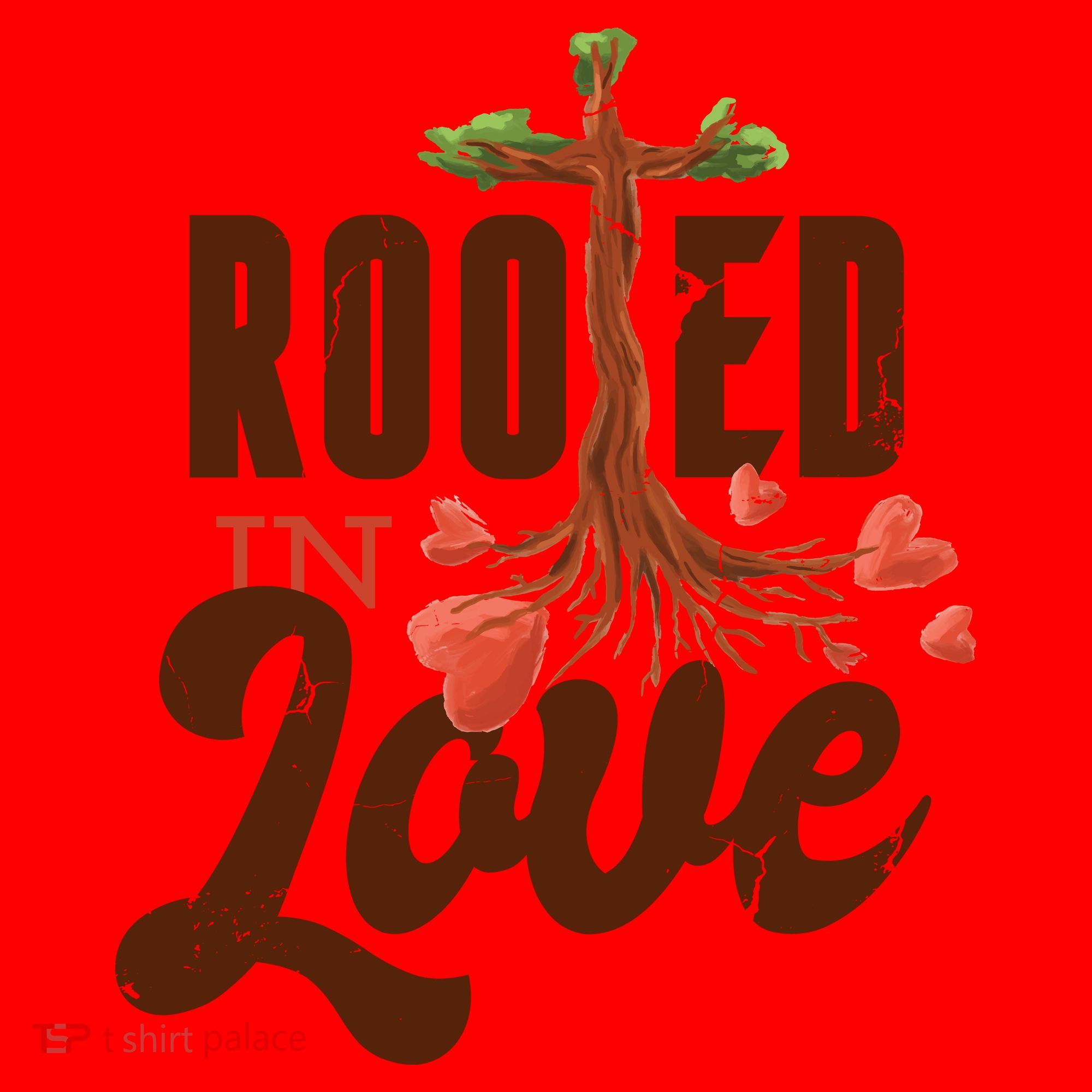 Rooted In Love Jesus Cross Santa Hat