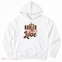 Rooted In Love Jesus Cross Hoodie thumb 0