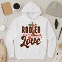 Rooted In Love Jesus Cross Hoodie thumb 3