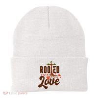 Rooted In Love Jesus Cross Beanie thumb 0