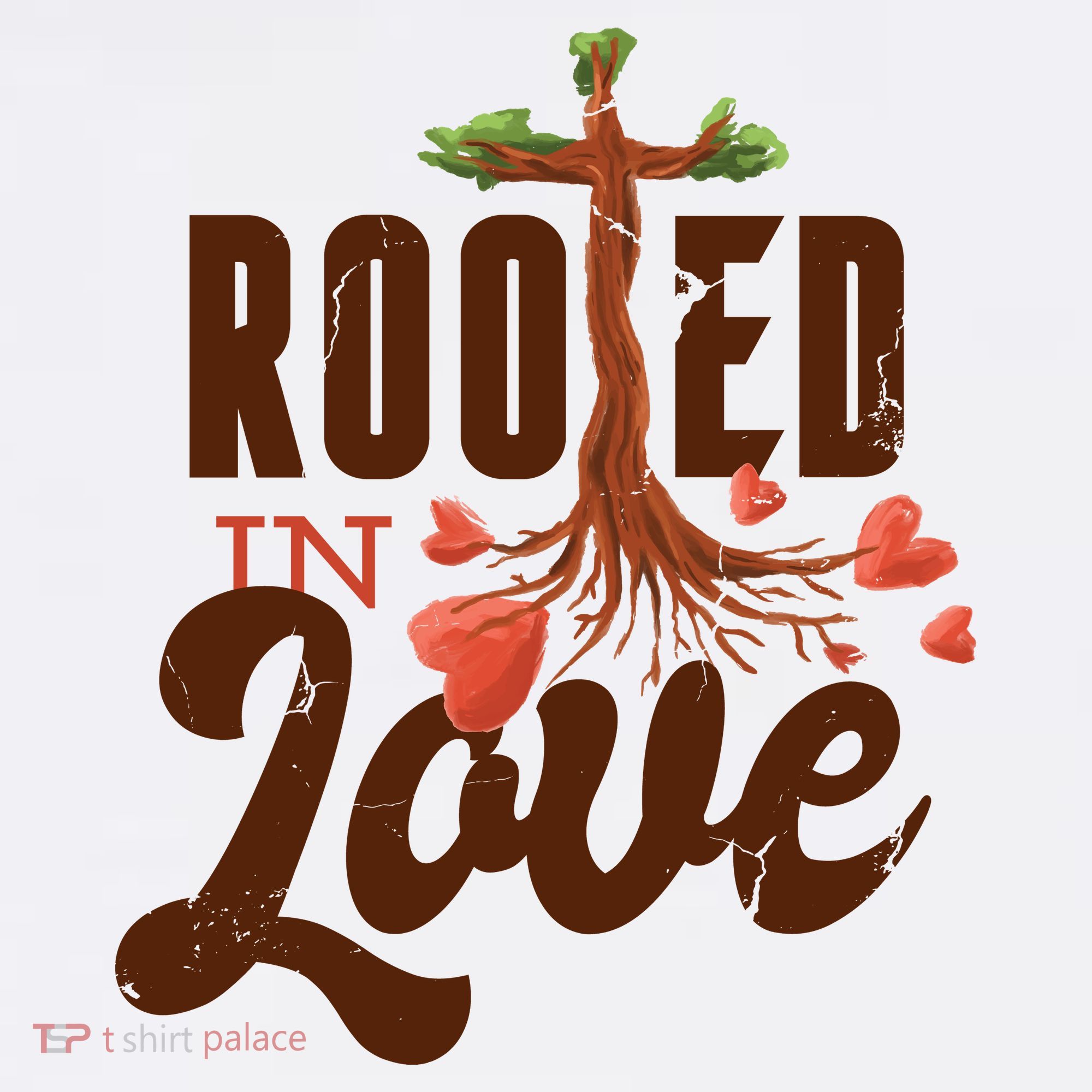 Rooted In Love Jesus Cross Polo