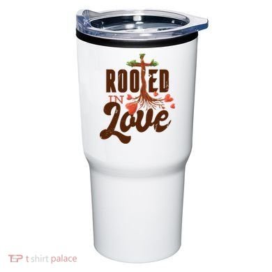 Rooted In Love Jesus Cross Tumbler