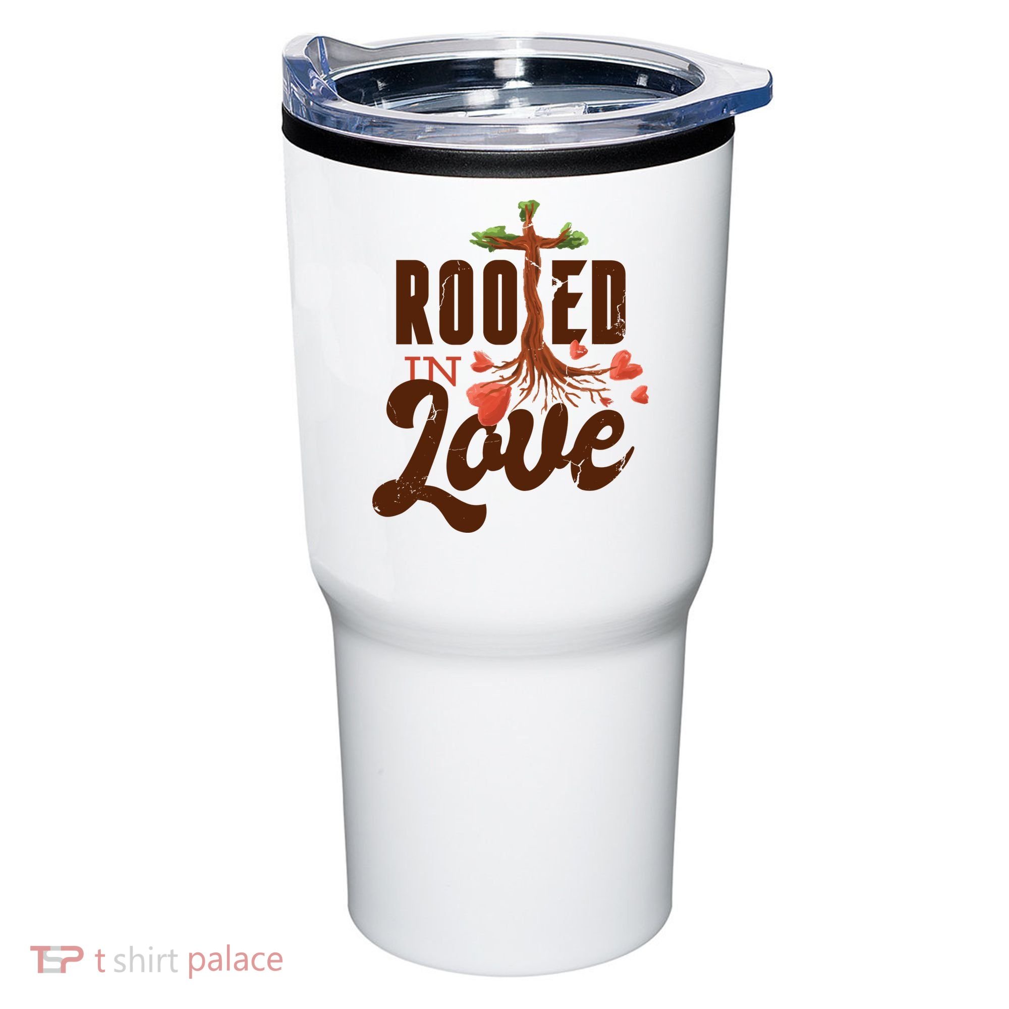 Rooted In Love Jesus Cross Tumbler