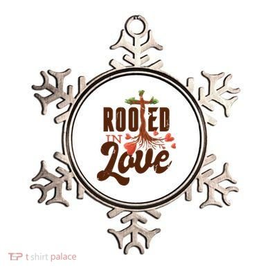 Rooted In Love Jesus Cross Ornament