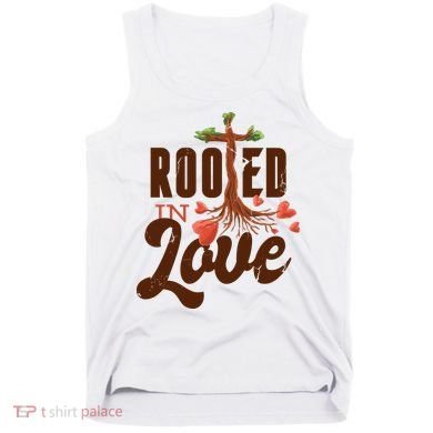 Rooted In Love Jesus Cross Tank Top