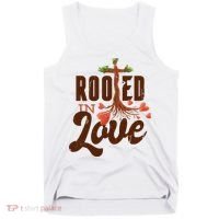 Rooted In Love Jesus Cross Tank Top thumb 0
