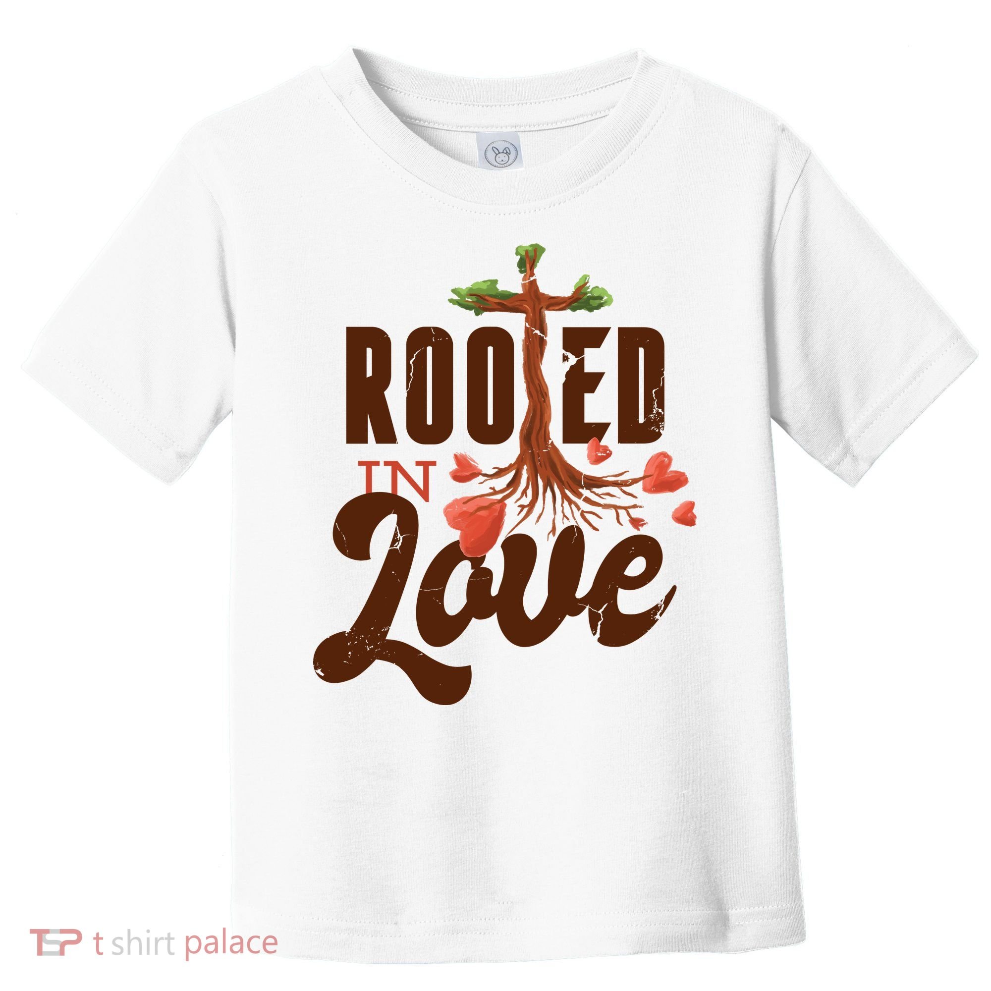 Rooted In Love Jesus Cross Toddler T-Shirt