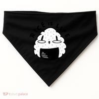 Rice Is Life Cute Sushi USA-Made Doggie Bandana thumb 0