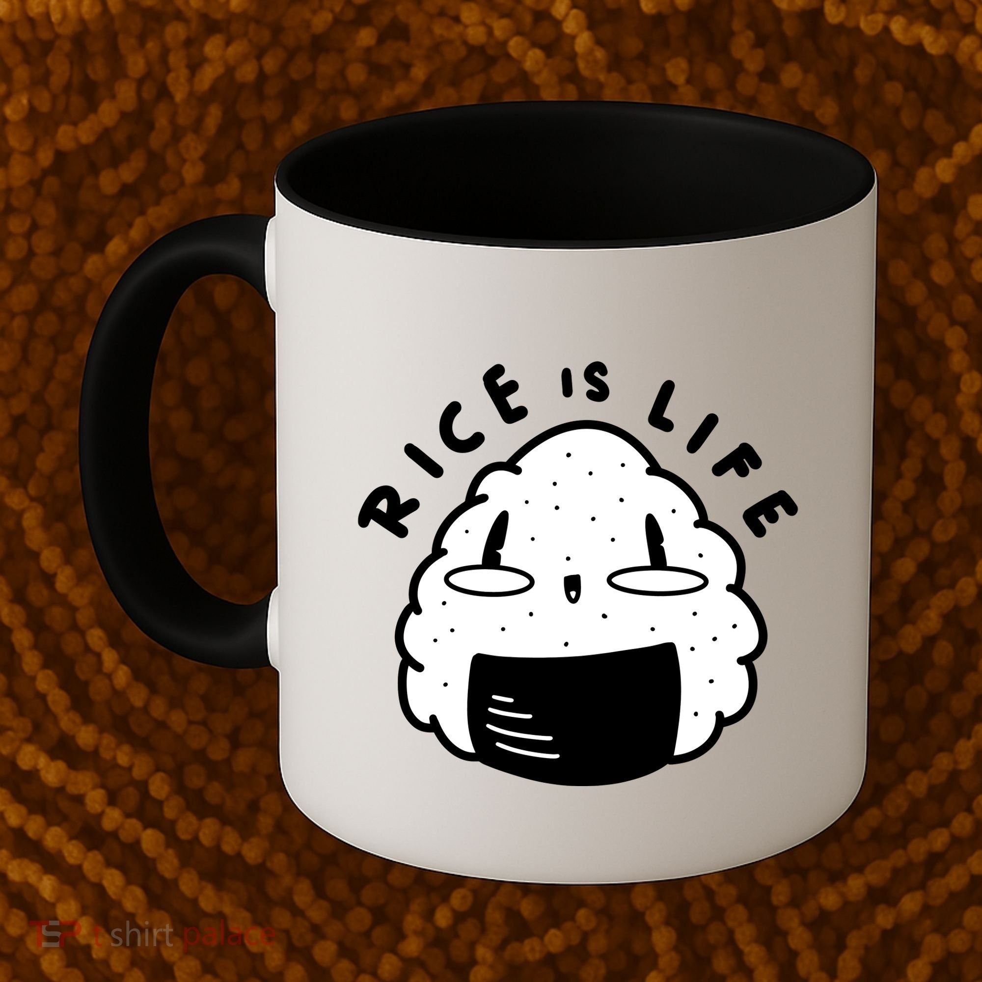 Rice Is Life Cute Sushi Coffee Mug