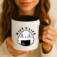 Rice Is Life Cute Sushi Coffee Mug thumb 3