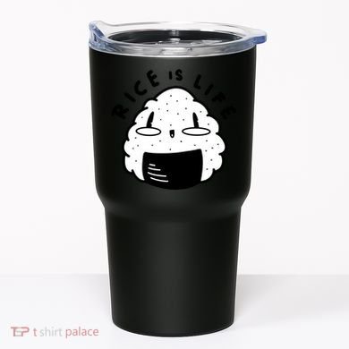 Rice Is Life Cute Sushi Tumbler
